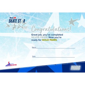 Skate UK Skate Stars Pairs Certificate - Platinum